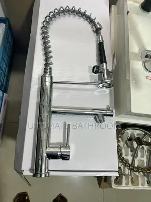 High Quality Chrome Double Kitchen Mixer Tap