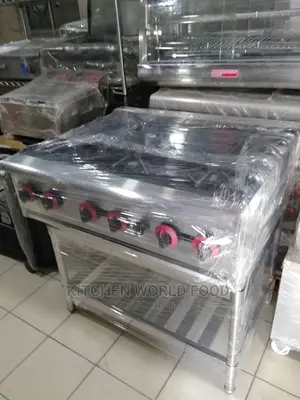 Industrial 6burner Gas Cooker With Out Oven
