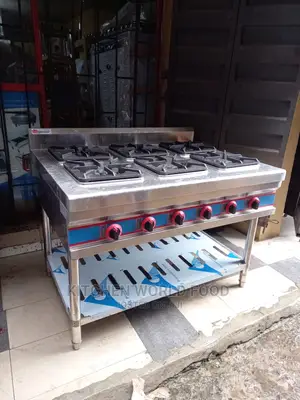 Industrial 6burner Gas Cooker Without Oven