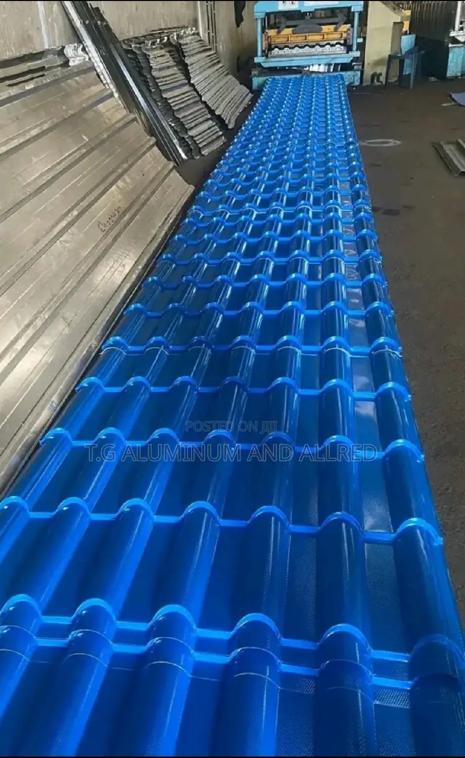 Blue Metcopo Roofing Sheet