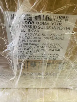 5kva 48v Yohako Hybrid Inverter With 100A MPPT