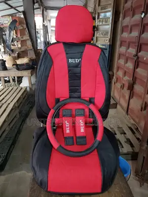 Bud Fabric Seat Cover Red