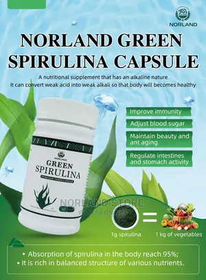 Norland Green Spirulina Capsule.