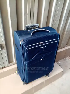 Medium Blue Swiss Polo Traveling Luggage Box