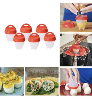 Set E Poachers Cooker Silicone Non-Stick Boiler Cookers Pack