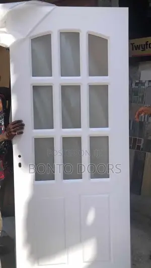 Wooden Door With Glass