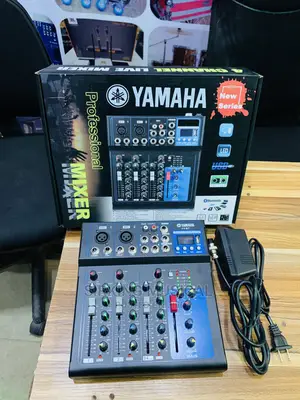 F4 Yamaha 4channels Mixer With Usb and Bluetooth