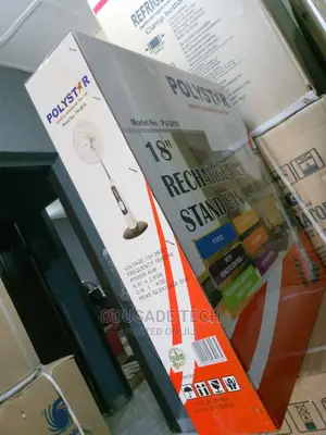 18" Pv-3018 Rechargeable Standing Fan Polystar .