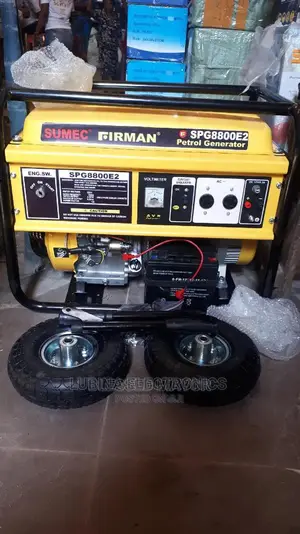 Brand New Sumec Fireman(Spg8800e2)6.5kva Generator✓Copper✓