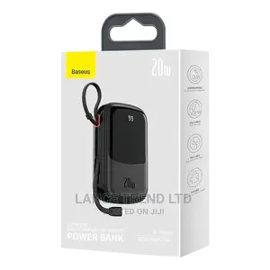 Baseus Qpow Quick Charging Power Bank 20000mah 22.5w Black