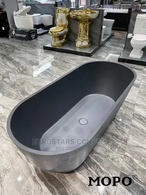 Black Acrylic Free Bath Tub