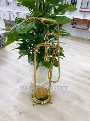Gold Standing Bath Mixer Tap