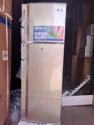 Sykrun 200liters Double Door Refrigerator, 2 Years Warranty.