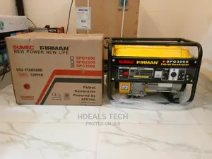 4.5KVA Sumec Firman Manual Generator [SPG3000].