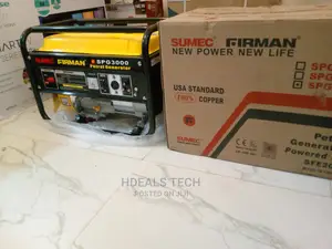 New 4.5KVA Sumec Firman Manual Generator [SPG3000].