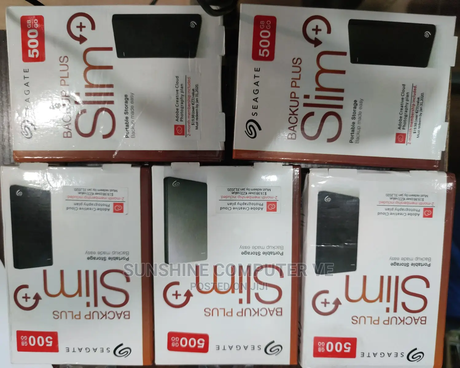 Seagate External Hard Drive 500gb