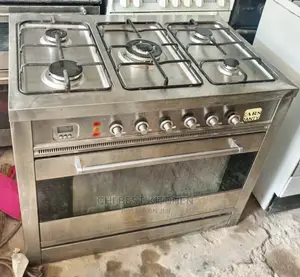Industrial 5 Burner Stainless With Oven and Grill