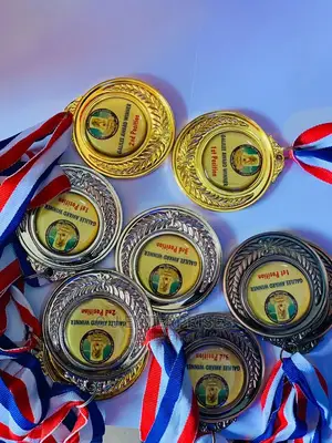 Gold, Silver and Bronze Medals