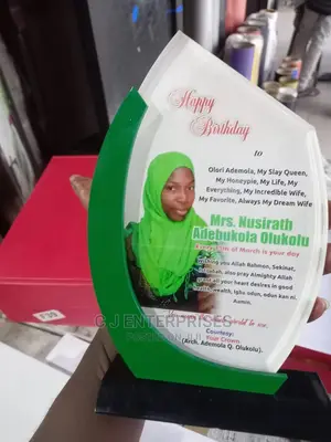 Acrylic Award Plaque N67