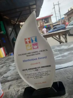 Mango Shaped Acrylic Award 