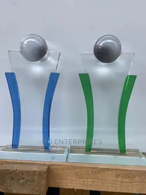 Glass Award Plaque J89