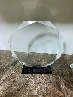 Glass Award Plaque G64