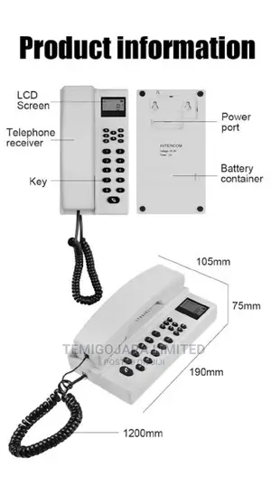 Wireless Intercom GAL-LCD100A