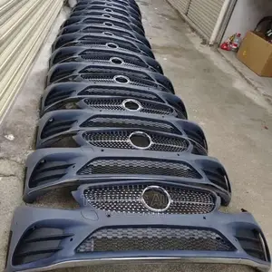 Mercedes-benz C300 2015-2017 To 2019 Front Bumper