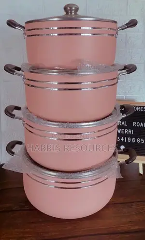 4 Nonstick Cooking Pots - 22,24,26 ,28cm