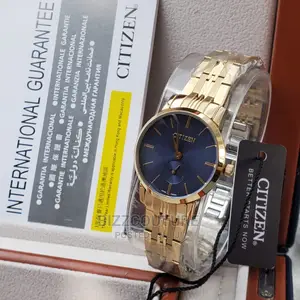 Original CITIZEN Gold Stainless Steel Avsilable in Store