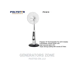 Pv-3018 18'' Rechargeable Fan Polystar