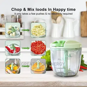 Spin and Speedy Chopper - Food Processor (5 Blades)