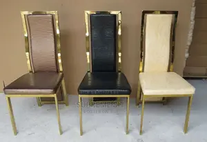 Golden Plated Dinning Chair.