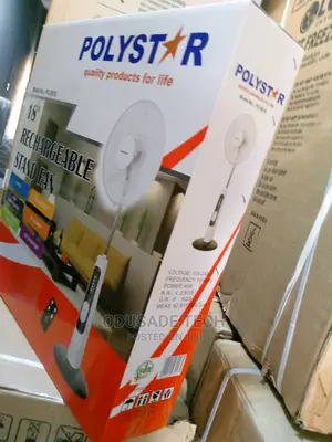 Polystar 18'' Speed Rechargeable Stand Fan