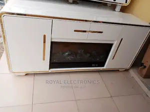 Top Quality Modern Imported TV Stand With Fire Display