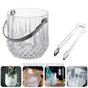 Portable Transparent Acrylic Ice Bucket