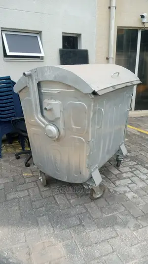 1100 Litres Galvalnised Metallic Wheelie Garbage Bins
