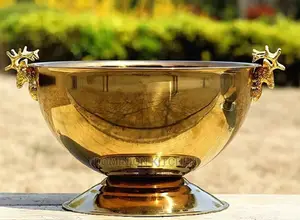 Unique Gold Champagne Bowl