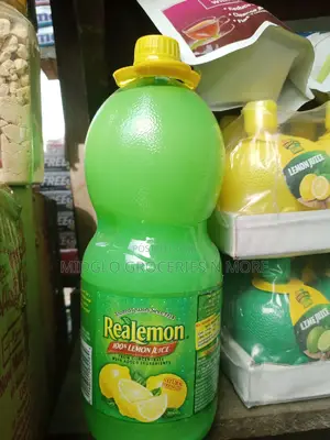 Real Lemon Juice a Pack of 8 Plastic Bottles