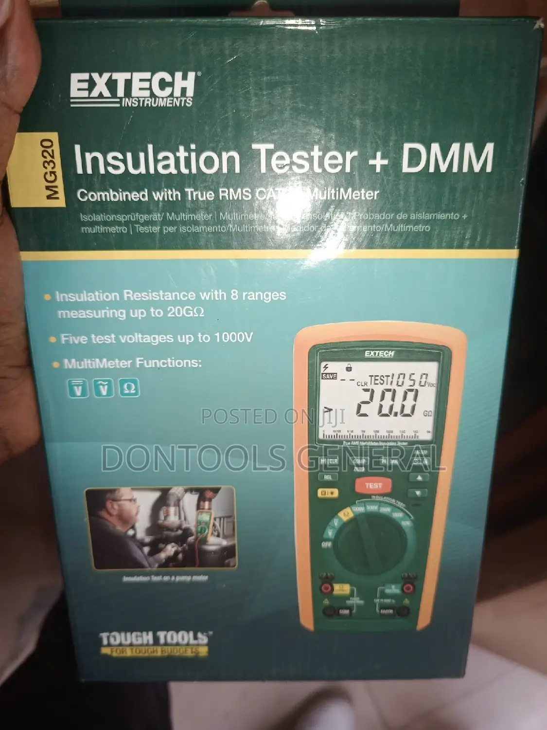 Extech Mg320 Insulation Tester +Dmm