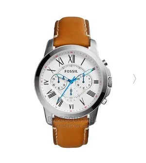 Original FOSSIL Brown Leather Strap Available in Store