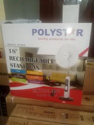 Pv-3018 Polystar 18 Inches Rechargeable Fan