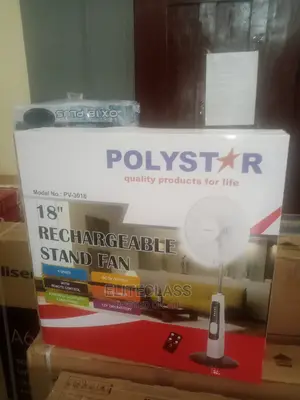 Polystar 18 Inches Rechargeable Standing Fan/Pv-3018