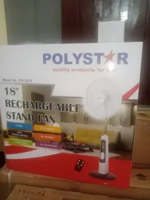 Breezy Polystar 18 Inches Rechargeable Standing Fan