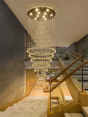 Duplex Crystal Raindrops Chandelier
