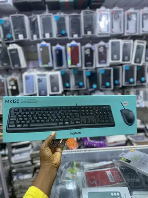 Logitech Mk120 Corded Wireless Keyboard And Mouse Set