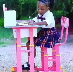 Kids Adjustable Studying/ Dinning Table And Chair Set
