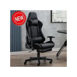 Gaming Chair With Footrest and Lumbar Support