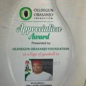 Acrylic Award With Picture Printing Plaque
