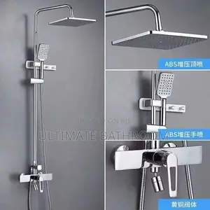 Open Mouth Control Chrome Shower Faucet